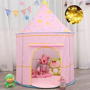 Carpa para niños,con Luces de Estrellas Castillo,Tienda par…