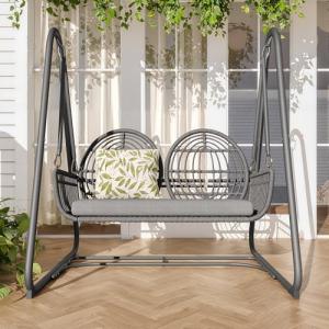 Columpio de jardín con respaldo, juego de muebles de jardín…