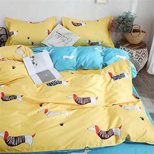Chickwin Juego de Ropa de Cama Estampado 4 Piezas, Microfib…