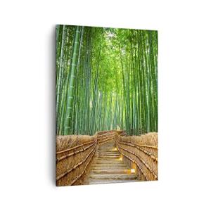 ARTTOR Lienzos decorativos bambú planta Cuadro Sobre Lienzo…