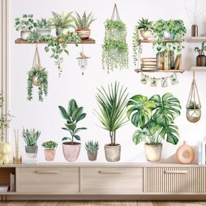 DECOWALL SG2-2411 Vinilo decorativo para pared con plantas…