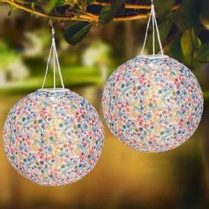 Farolillos Solares Exterior,2 Piezas Luz Solar Exterior Jar…