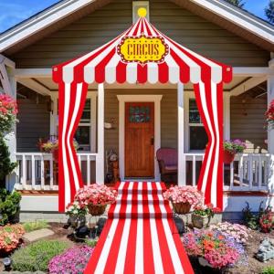 Fanfanwin 4 piezas de decoración de carnaval, entrada, fies…