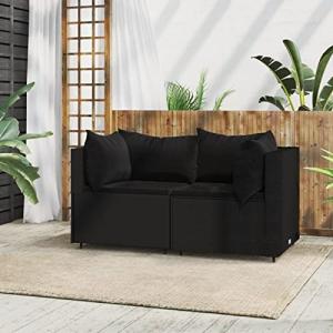 MOONAIRY Sofás de Esquina jardín con Cojines, Sofa Exterior…
