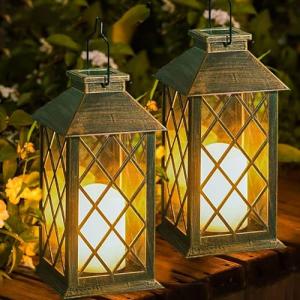 Joycome Farolillos Solares Exterior 2 Piezas Grande Lampara…