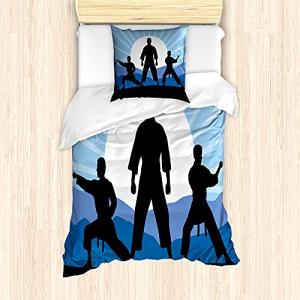 ABAKUHAUS Juego de Fundas Nórdicas Kung Fu para Camas Indiv…