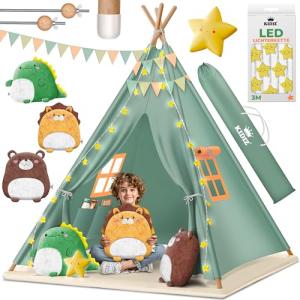 KIDIZ® Tipi Tienda de campaña para niños, 100 x 100 x 160 c…