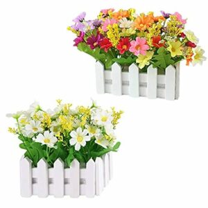 2 Piezas Planta de Flores Artificiales, Flores Artificiales…