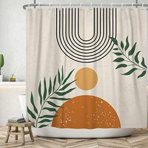 ASDCXZ Cortina de Ducha Boho 180x200 cm, Abstracto Moderno…