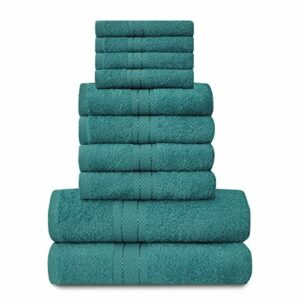 Lions Towels 544760 - Juego de 10 piezas 100% algodón egipc…