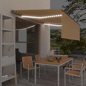 IKAYAA Toldo Automático Retráctil con LED y Sensor 4 x 3 m,…