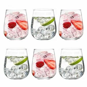 UNISHOP Set de 6 Vasos de Agua y Bebidas Alcohólicas, Vasos…