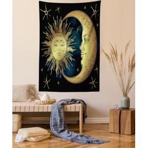 ABAKUHAUS Psicodélico Tapiz de Pared y Cubrecama Suave, Lun…