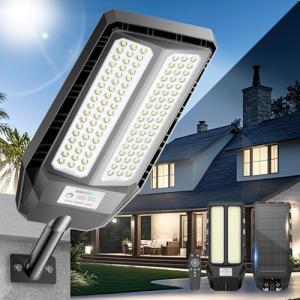 Adewalk 3000W Farola solar LED exterior con mando a distanc…
