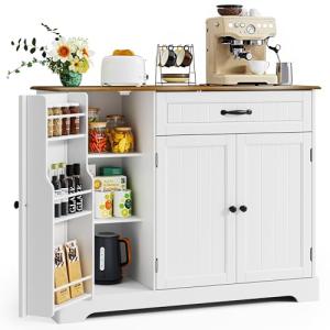 Xbro Aparador de Cocina con Cajón y Puertas, Mueble Auxilia…
