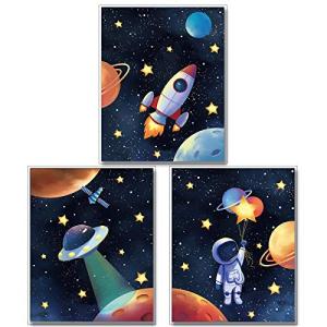 MWOOT Póster Lienzo Astronauta Espacial para Decoración la…