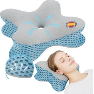 CCOLOREDO Cojín Cervical Multifuncional 5 en 1 Almohada Cer…