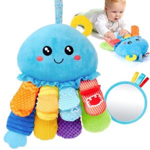 hahaland Juguetes Bebes 0-3 Meses - Pulpo de Peluche Suave…