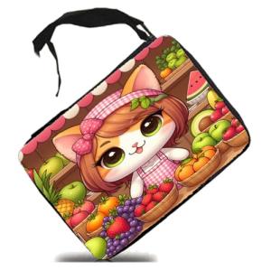 MERCHANDMANIA Estuche Gato frutero Animal profesion fruteri…