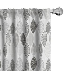 ABAKUHAUS Hoja Juego de 2 Paños Cortinas, El extracto Sale…