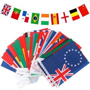 50 banderas de países diferentes, banderas internacionales…
