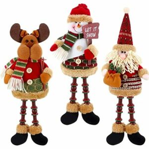 KAHEIGN 3 Piezas Figuras De Peluche De Navidad, Navidad Sen…