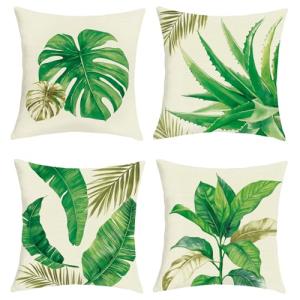 Joymaison Fundas Cojines 45x45 Juego de 4 Funda de Almohada…