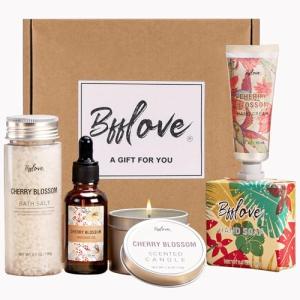 BFFLOVE Regalos para Mujer, Set de Baño y Ducha a Cerezo, C…