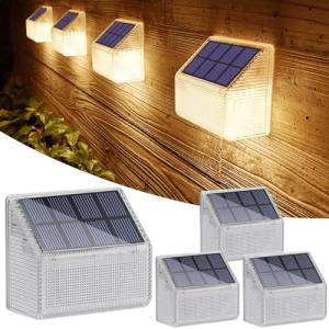 Alinana Luces de Valla de Luz Solar para Jardín - Blanco Cá…