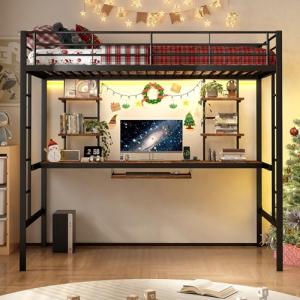 Ntxplora - Cama entrepiso (90 x 190 cm, metal), cama entrep…