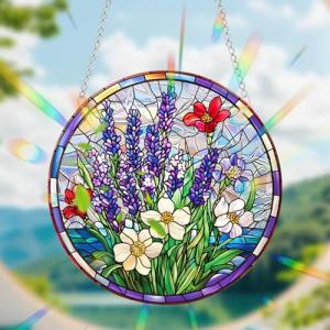 KASESSS Lavanda Atrapasoles, Acrílico Atrapasol de Colores…