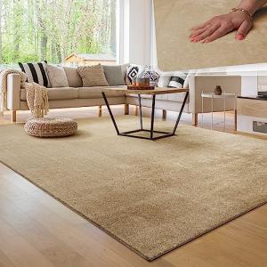 Paco Home Alfombra para la Sala de Estar Unicolor Lavable S…