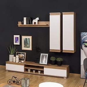 Homely - Mueble de salón Modular Lucky, Conjunto de 4 Muebl…