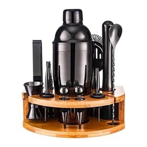 Juego de Coctelera con Soporte, 12 Piezas Coctelera Profesi…