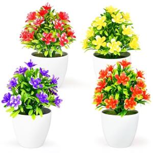 CECOMBINE 4 Piezas Plantas Artificiales Decorativas, Planta…