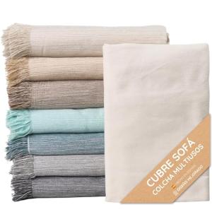 Jarapa Home Made with love Colcha Multiusos; Plaid Sofa, Ma…