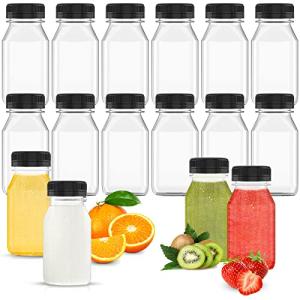 WOOWAIR Paquete de 16 Botellas Vacías de Plástico Transpare…