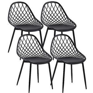 buybyroom Juego de 4 sillas de Comedor con Respaldo de Pata…