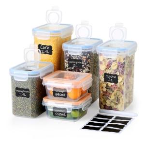 Ordeluxe Juego 6 recipientes herméticos para alimentos sin…