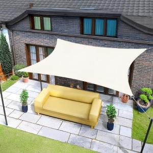 Sunnylaxx 2,5x3,5m Rectangular Toldo Vela de Sombra, Crema…