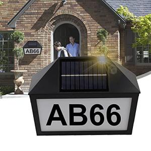 Luz de Número Casa Solar Led, Lámparas Solares Led Placas d…