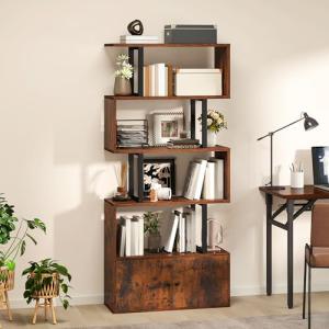 YITAHOME Librería, Estantería Industrial con Puertas, Estan…