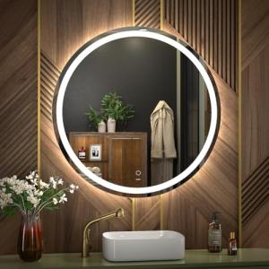 KWW 700 mm LED Bathroom Mirror, Fácil de Instalar Espejo de…
