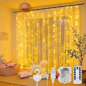 Cortina de Luces - 300 LED 3M*3M Luces Cortina Navidad UAB…