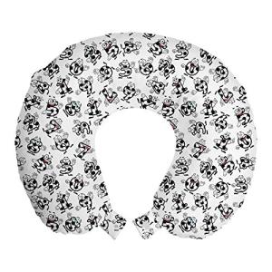 ABAKUHAUS Fútbol Cojín de Viaje para Soporte de Cuello, Núm…