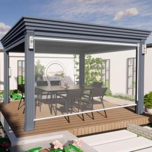 Genérico A,100 * 200cm, Persianas Enrollables para Jardín E…