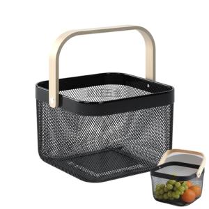 Tuwyii Cesta Fruta, Cesta de Frutas con Asas, Cesta de Acer…