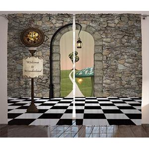 ABAKUHAUS Dibujos Animados Cortinas, Fairytale Motif, Sala…