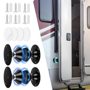 Ninyoon - Tope para puerta de caravana, paquete de 2 imanes…