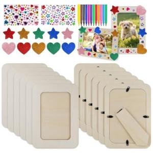 RICKMASK Marcos De Fotos De Madera Para Manualidades 15x20c…